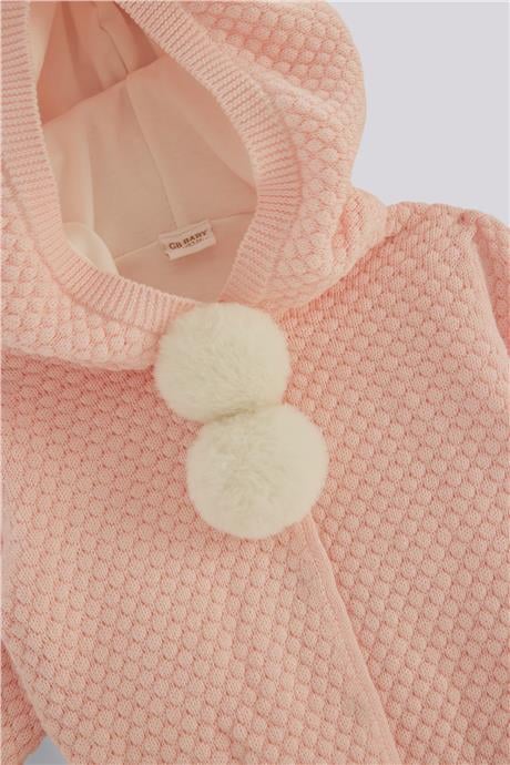 Layette Kız Bebek Pembe HırkaLayette Kız Bebek Pembe Hırka