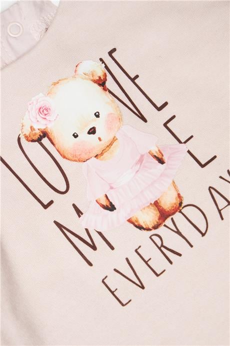 Layette Kız Bebek Pembe S-Shirt