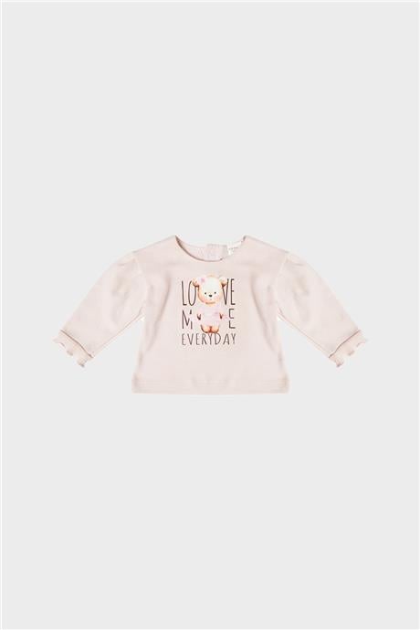 Layette Kız Bebek Pembe S-Shirt