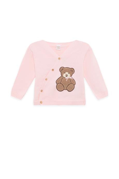 Layette Baby Girl Pink Knitwear SetLayette Baby Girl Pink Knitwear Set