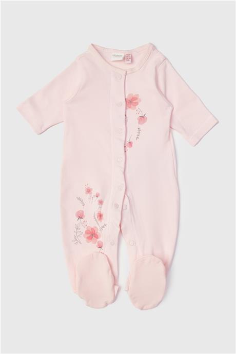 Layette Kız Bebek Pembe Tulum