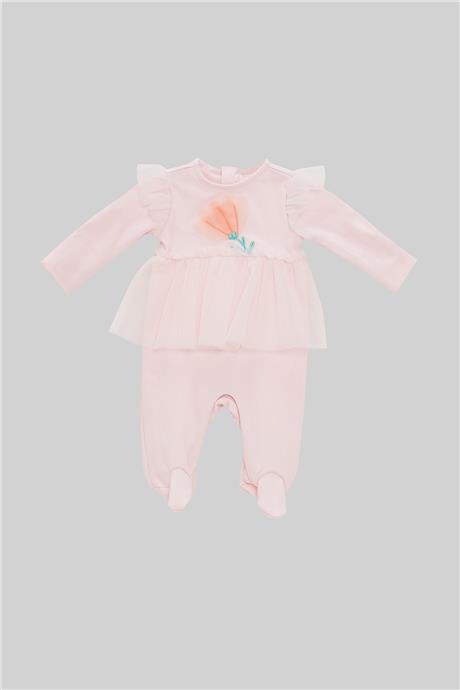 Layette Kız Bebek Pembe Tulum