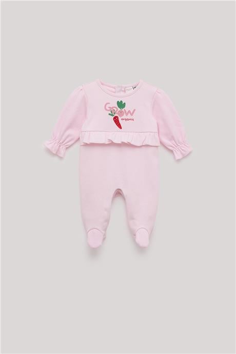 Layette Kız Bebek Pembe Tulum