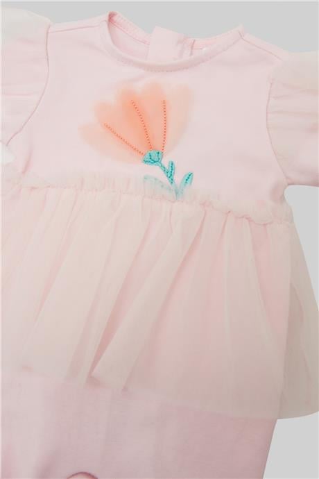 Layette Kız Bebek Pembe Tulum