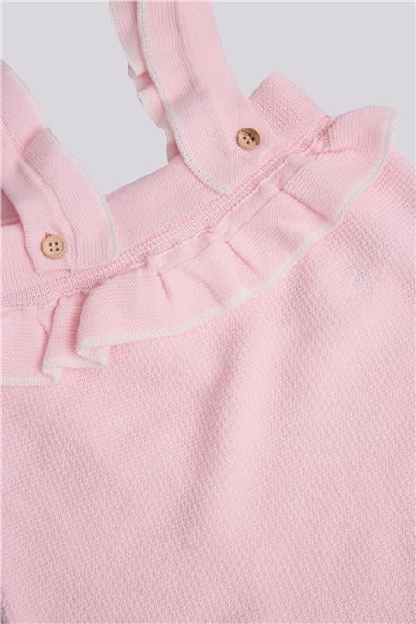 Layette Kız Bebek Pembe TulumLayette Kız Bebek Pembe Tulum