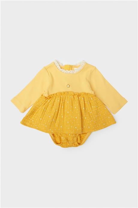 Layette Kız Bebek Sarı Bluz