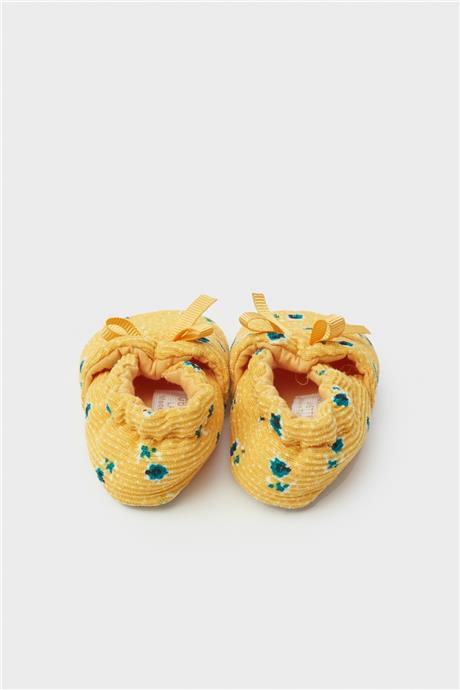 Layette Kız Bebek Sarı Patik