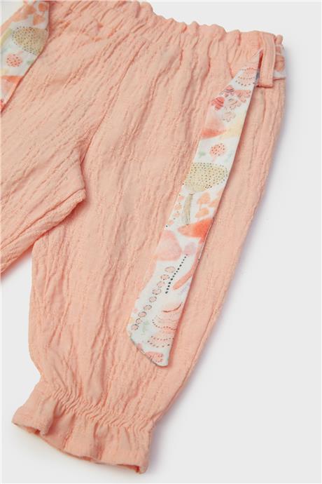Layette Kız Bebek Somon Eşofman Altı