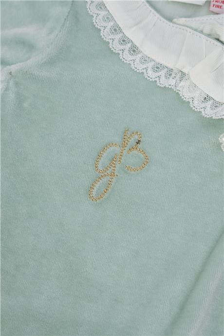 Layette Kız Bebek Yeşil 2li Tulum Takım