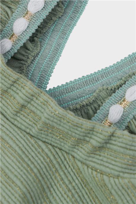Layette Kız Bebek Yeşil Salopet