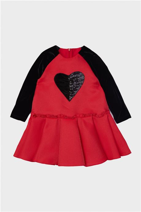 Lia Lea Kız Bebek Kırmızı Elbise