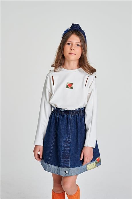 Lia Lea Kız Çocuk Denim EtekLia Lea Kız Çocuk Denim Etek