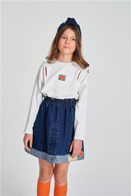 Lia Lea Kız Çocuk Denim EtekLia Lea Kız Çocuk Denim Etek