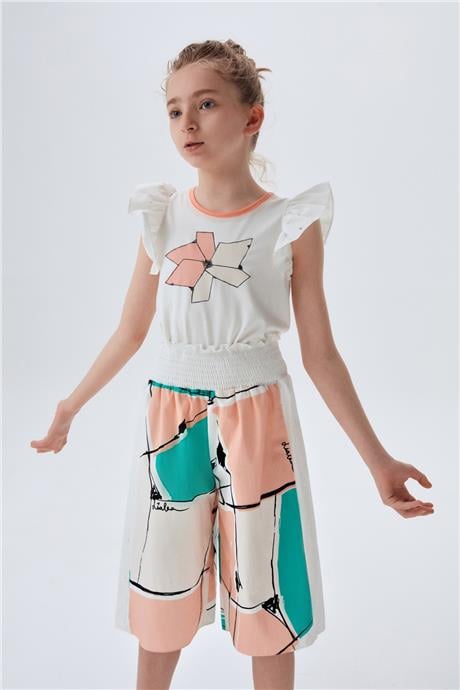 Lia Lea Kız Çocuk Desenli Pantolon