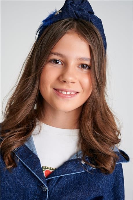 Lia Lea Kız Çocuk Lacivert TaçLia Lea Kız Çocuk Lacivert Taç