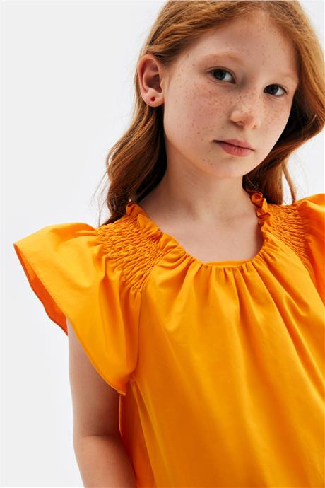 Lia Lea Kız Çocuk Oranj Bluz
