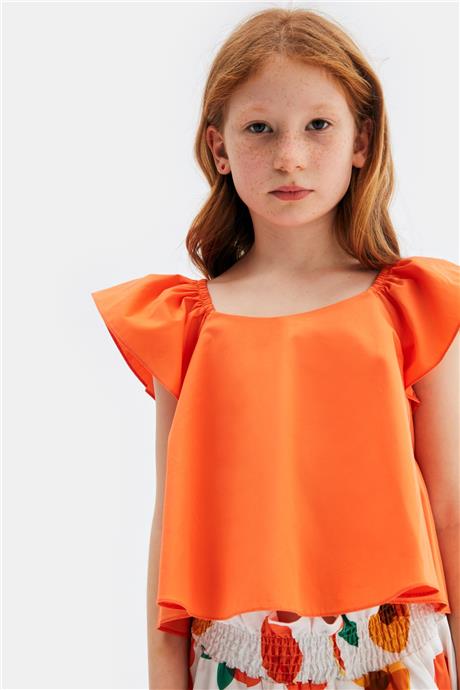 Lia Lea Kız Çocuk Oranj Bluz