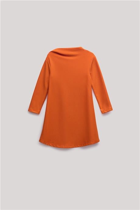 Lia Lea Kız Çocuk Oranj Elbise