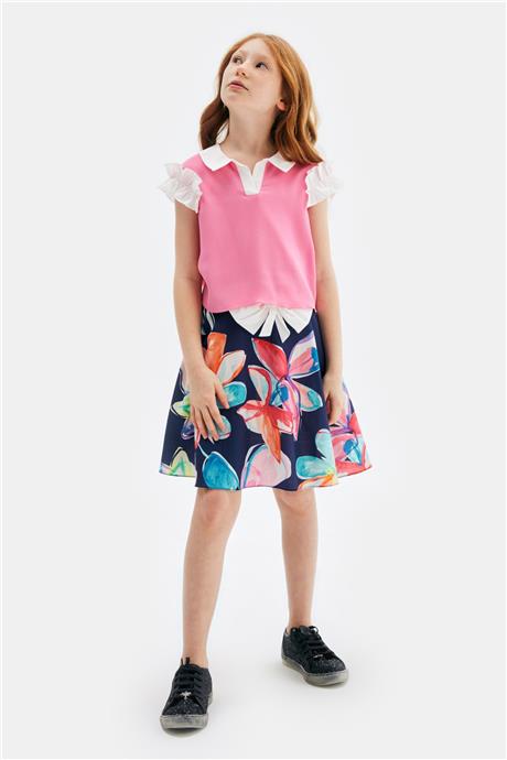 Lia Lea Kız Çocuk Pembe Bluz