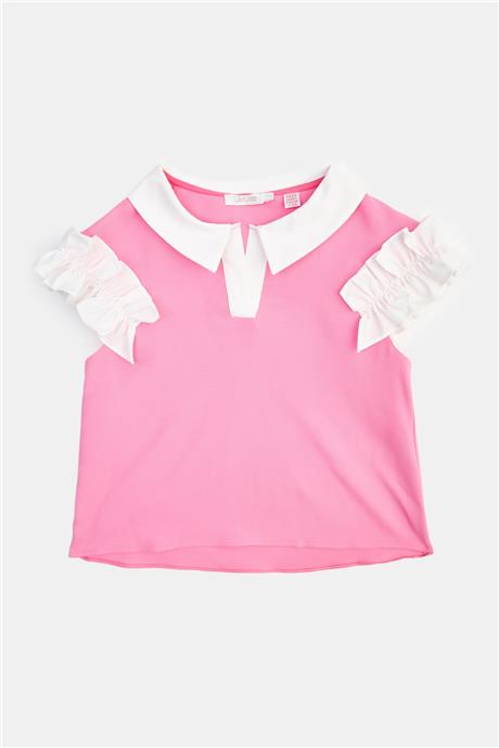 Lia Lea Kız Çocuk Pembe Bluz