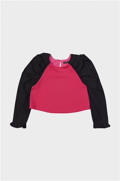 Lia Lea Kız Çocuk Pembe Bluz