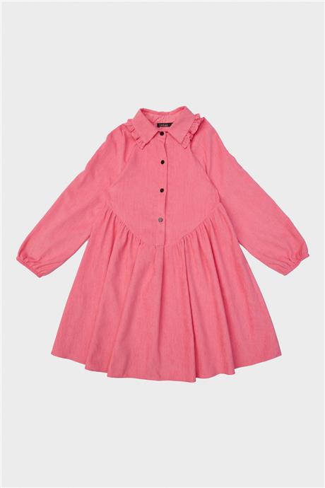 Lia Lea Kız Çocuk Pembe Elbise