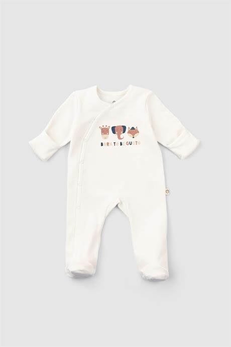 Little Gusto Unisex 2'li Patikli Organik Pamuk Yenidoğan Tulum SetiLittle Gusto Unisex 2'li Patikli Organik Pamuk Yenidoğan Tulum Seti