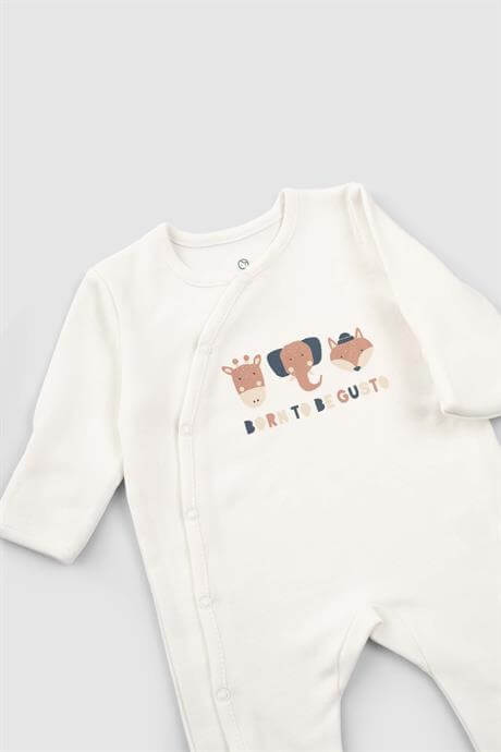 Little Gusto Unisex 2'li Patikli Organik Pamuk Yenidoğan Tulum SetiLittle Gusto Unisex 2'li Patikli Organik Pamuk Yenidoğan Tulum Seti