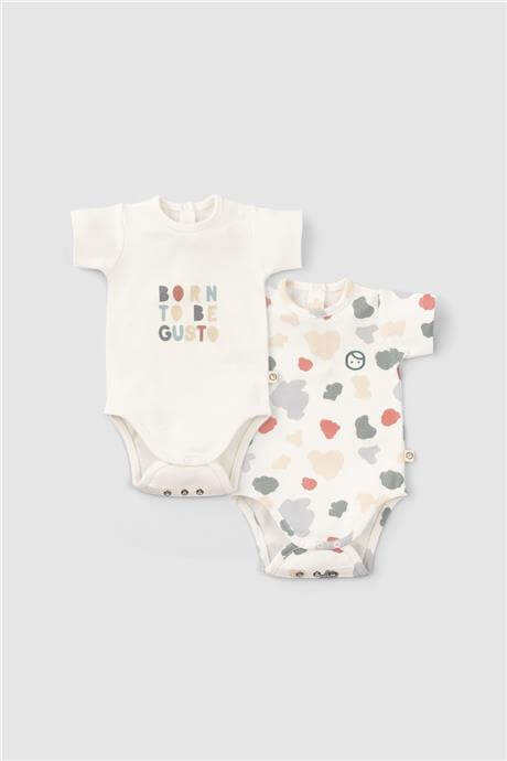 Little Gusto Unisex Desenli BodyLittle Gusto Unisex Desenli Body