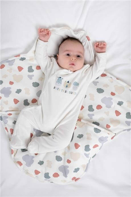 Little Gusto Unisex Desenli KundakLittle Gusto Unisex Desenli Kundak