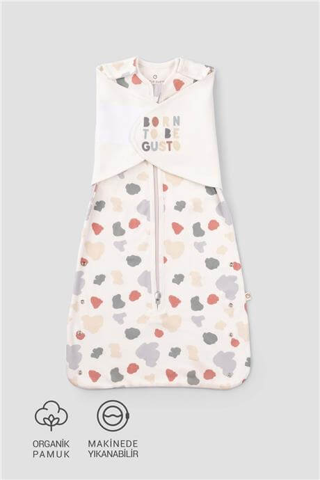 Little Gusto Unisex Desenli Uyku TulumuLittle Gusto Unisex Desenli Uyku Tulumu