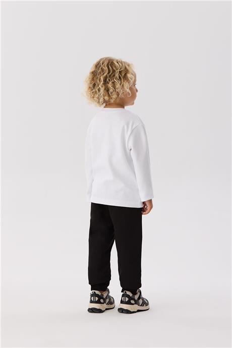 Nebbati Basic Erkek Bebek Beyaz T-Shirt
