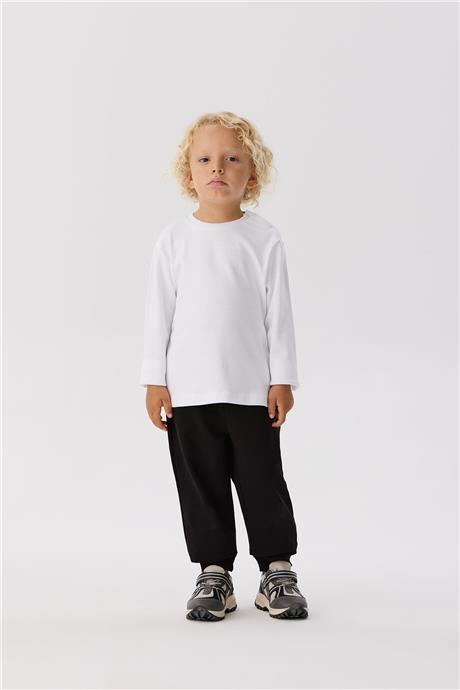 Nebbati Basic Erkek Bebek Beyaz T-Shirt