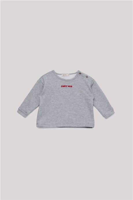 Nebbati Basic Erkek Bebek Gri Takım