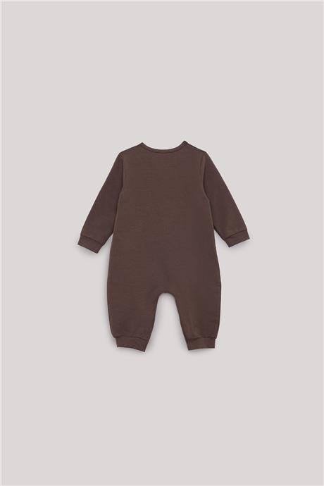 Nebbati Basic Erkek Bebek Kahverengi Tulum