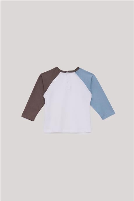 Nebbati Basic Erkek Bebek Renkli T-Shirt
