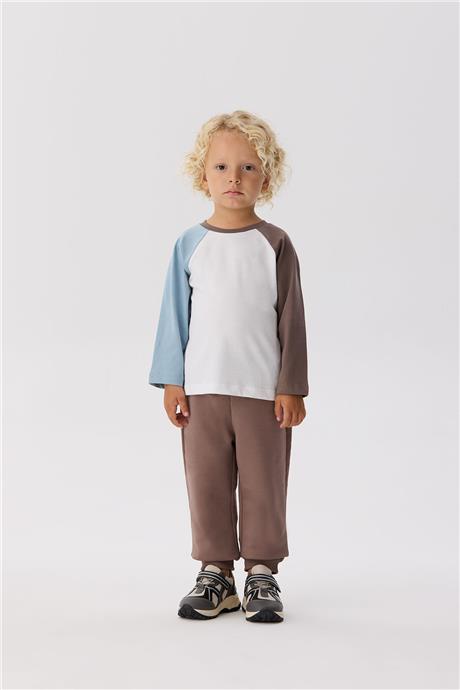 Nebbati Basic Erkek Bebek Renkli T-Shirt