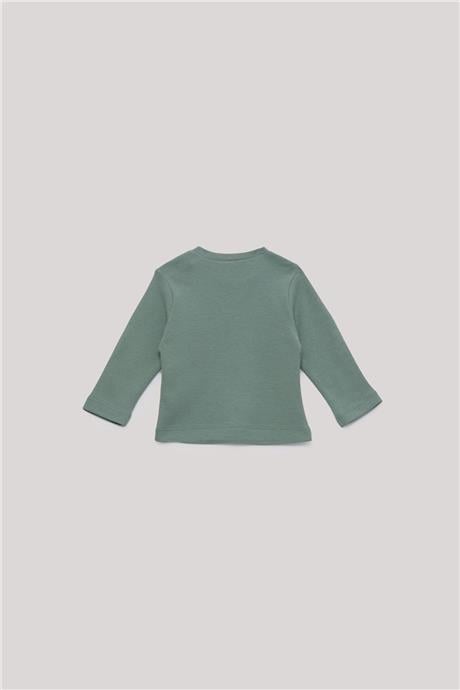 Nebbati Basic Erkek Bebek Yeşil T-Shirt