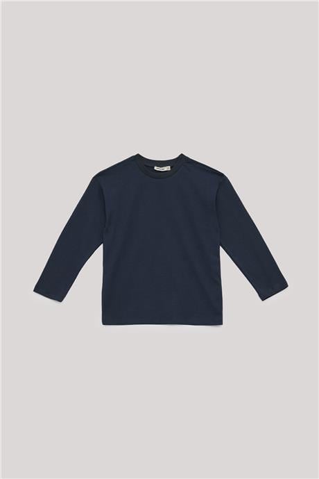 Nebbati Basic Erkek Çocuk Antrasit T-Shirt