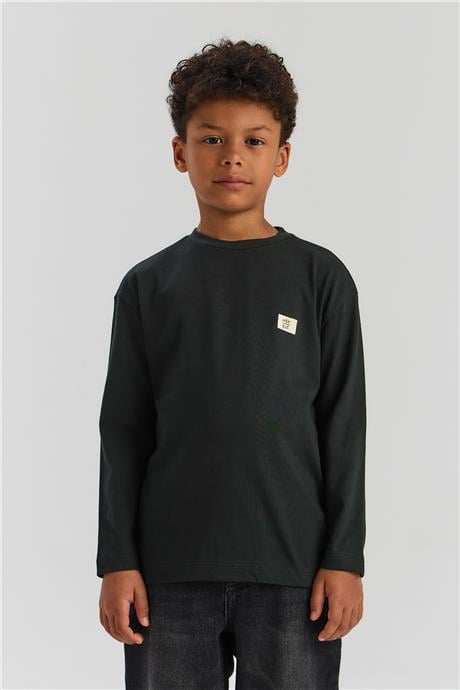Nebbati Basic Erkek Çocuk Antrasit TshirtNebbati Basic Erkek Çocuk Antrasit Tshirt