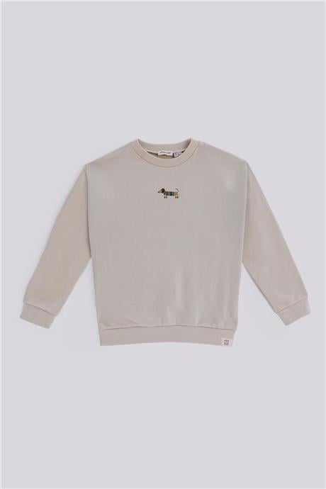 Nebbati Basic Erkek Çocuk Bej SweatshirtNebbati Basic Erkek Çocuk Bej Sweatshirt