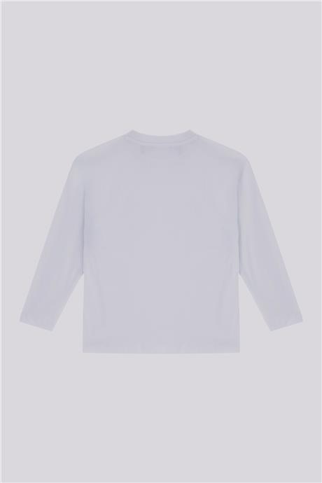 Nebbati Basic Erkek Çocuk Beyaz TshirtNebbati Basic Erkek Çocuk Beyaz Tshirt