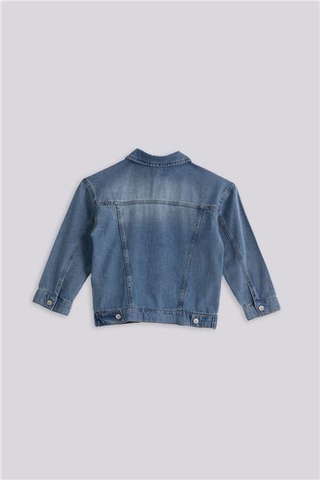 Nebbati Basic Erkek Çocuk Denim CeketNebbati Basic Erkek Çocuk Denim Ceket