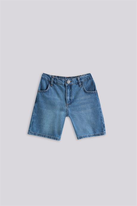 Nebbati Basic Erkek Çocuk Denim ŞortNebbati Basic Erkek Çocuk Denim Şort
