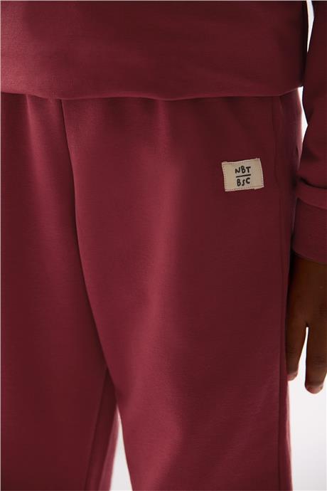 Nebbati Basic Erkek Çocuk Kırmızı Sweatshirt
