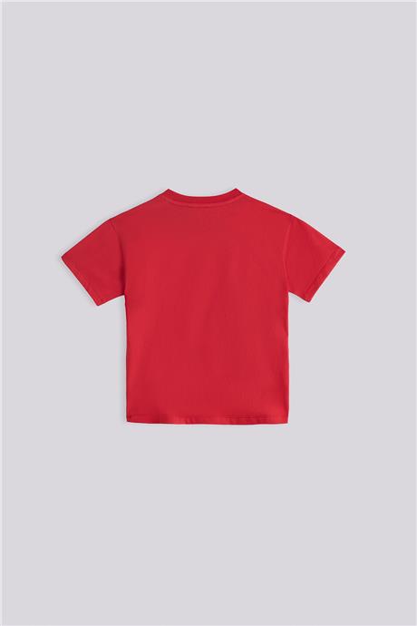 Nebbati Basic Erkek Çocuk Kırmızı TshirtNebbati Basic Erkek Çocuk Kırmızı Tshirt