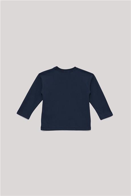 Nebbati Basic Erkek Çocuk Lacivert T-Shirt