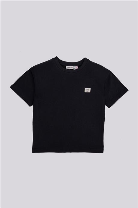 Nebbati Basic Erkek Çocuk Siyah TshirtNebbati Basic Erkek Çocuk Siyah Tshirt