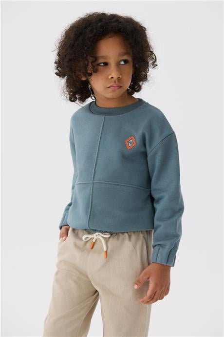 Nebbati Erkek Çocuk Antrasit Sweatshirt