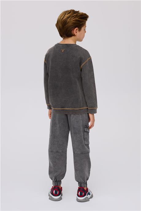 Nebbati Erkek Çocuk Antrasit SweatshirtNebbati Erkek Çocuk Antrasit Sweatshirt